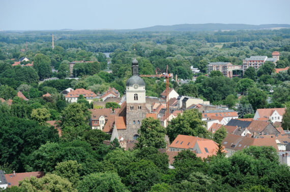 Brandenburg an der Havel, Blick auf die St.-Gotthard Kirche
